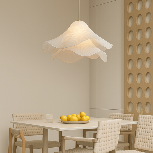 Lustre Suspendu Étherule avec Pendentif Fleur Élégante