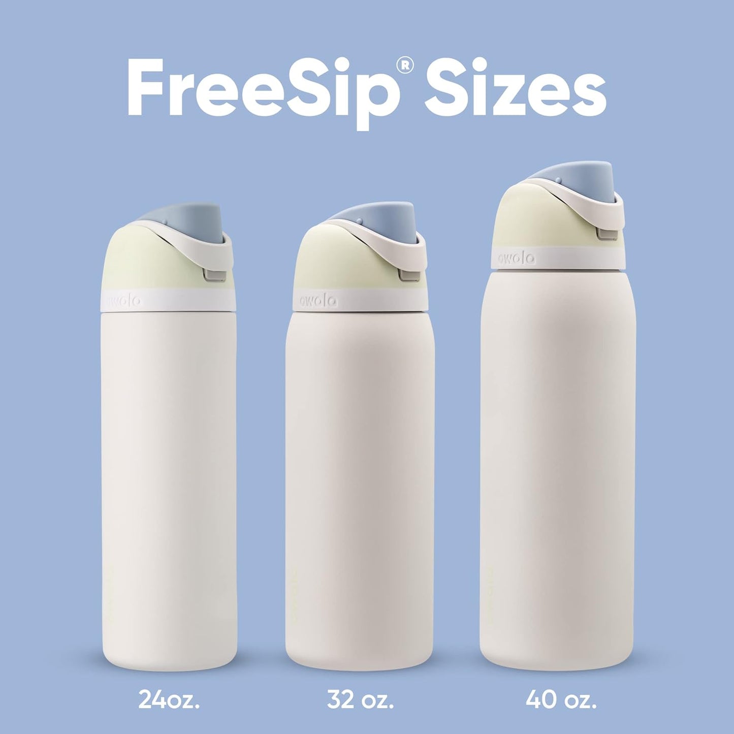Owala FreeSip Insulated Stainless Steel Water Bottle with Straw for Sports and Travel, BPA-Free, 24-oz, Very, Very Dark