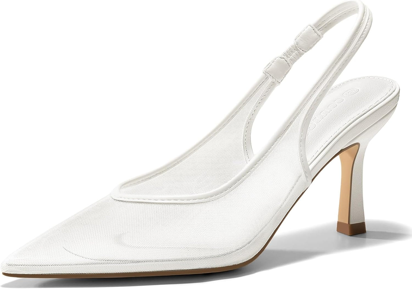 Elegant Slingback Kitten Heels