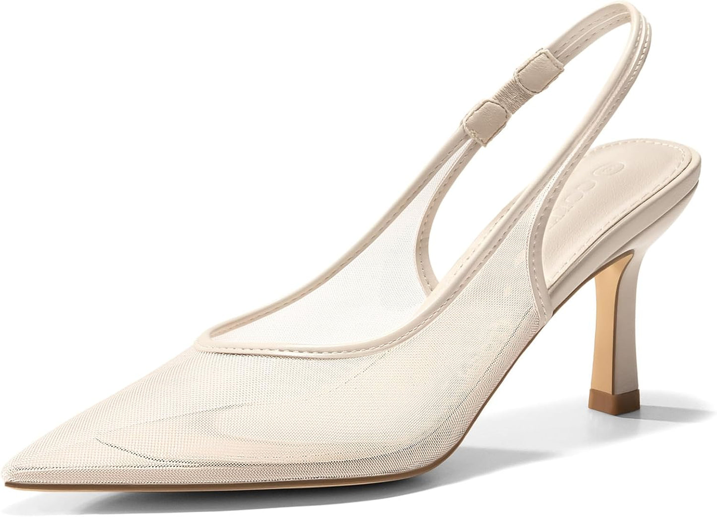 Elegant Slingback Kitten Heels