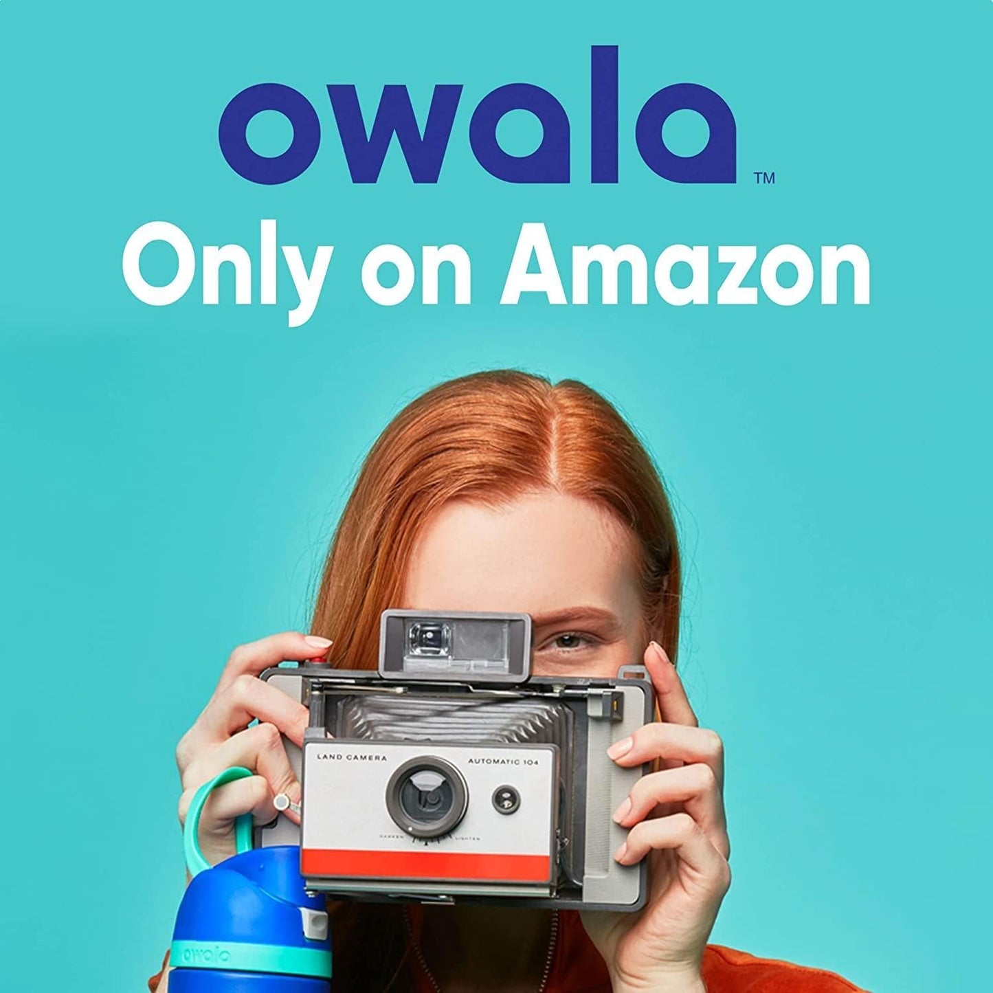 Owala FreeSip Insulated Stainless Steel Water Bottle with Straw for Sports and Travel, BPA-Free, 24-oz, Very, Very Dark