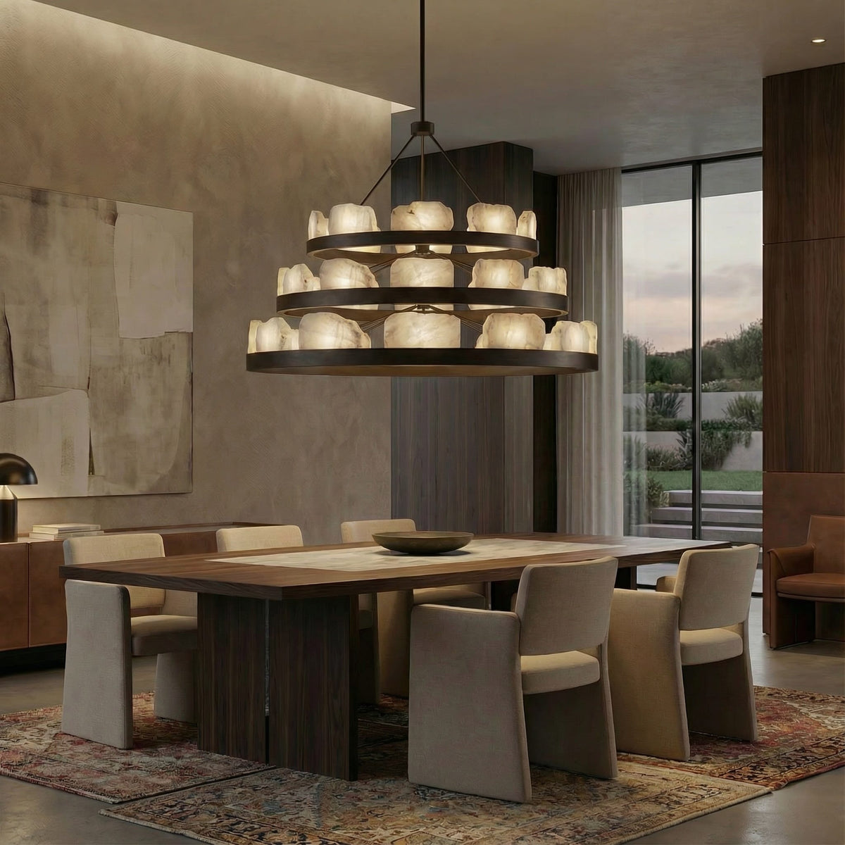 Relic Stone Round Chandelier
