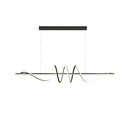 Lustre suspendu à LED avec guirlande lumineuse élégante