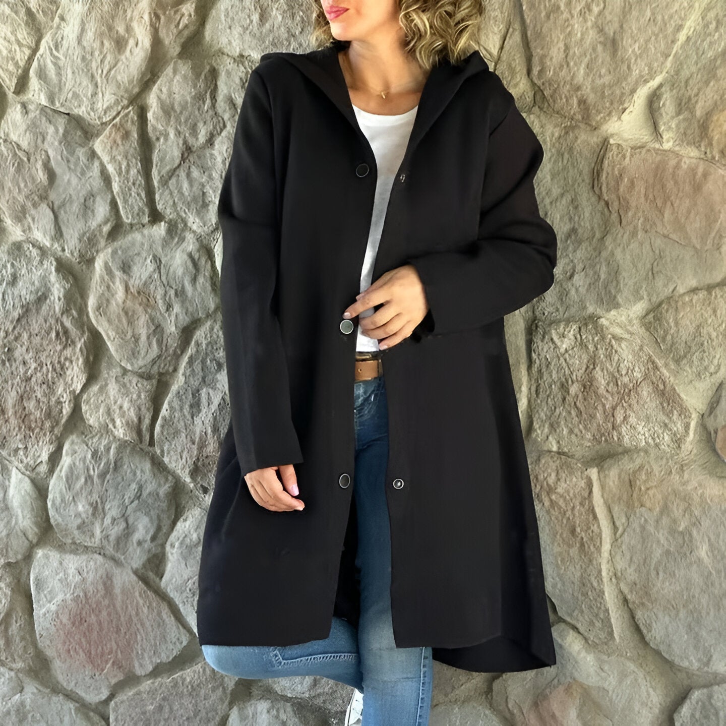 KIRSTIN | MANTEAU À CAPUCHE