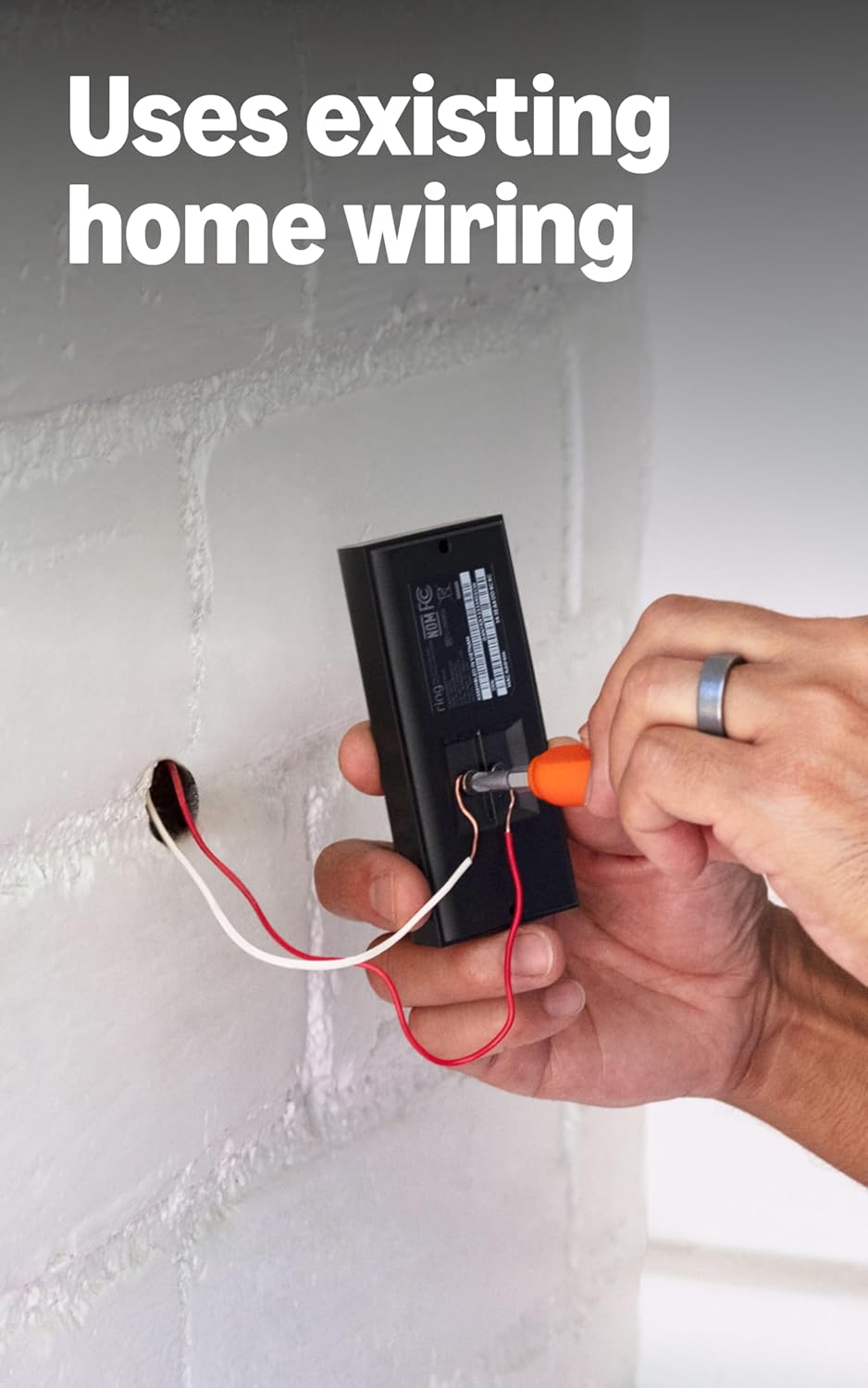 Ring Video Doorbell Wired, HD doorbell camera with Two-Way Talk, real-time alerts, and Advanced Motion Detection (wiring required) (2021 release)