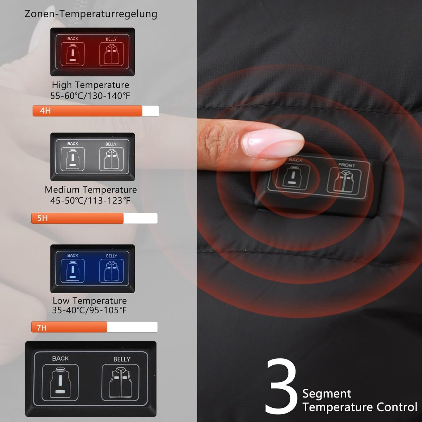 USB Heated Winter Jacket