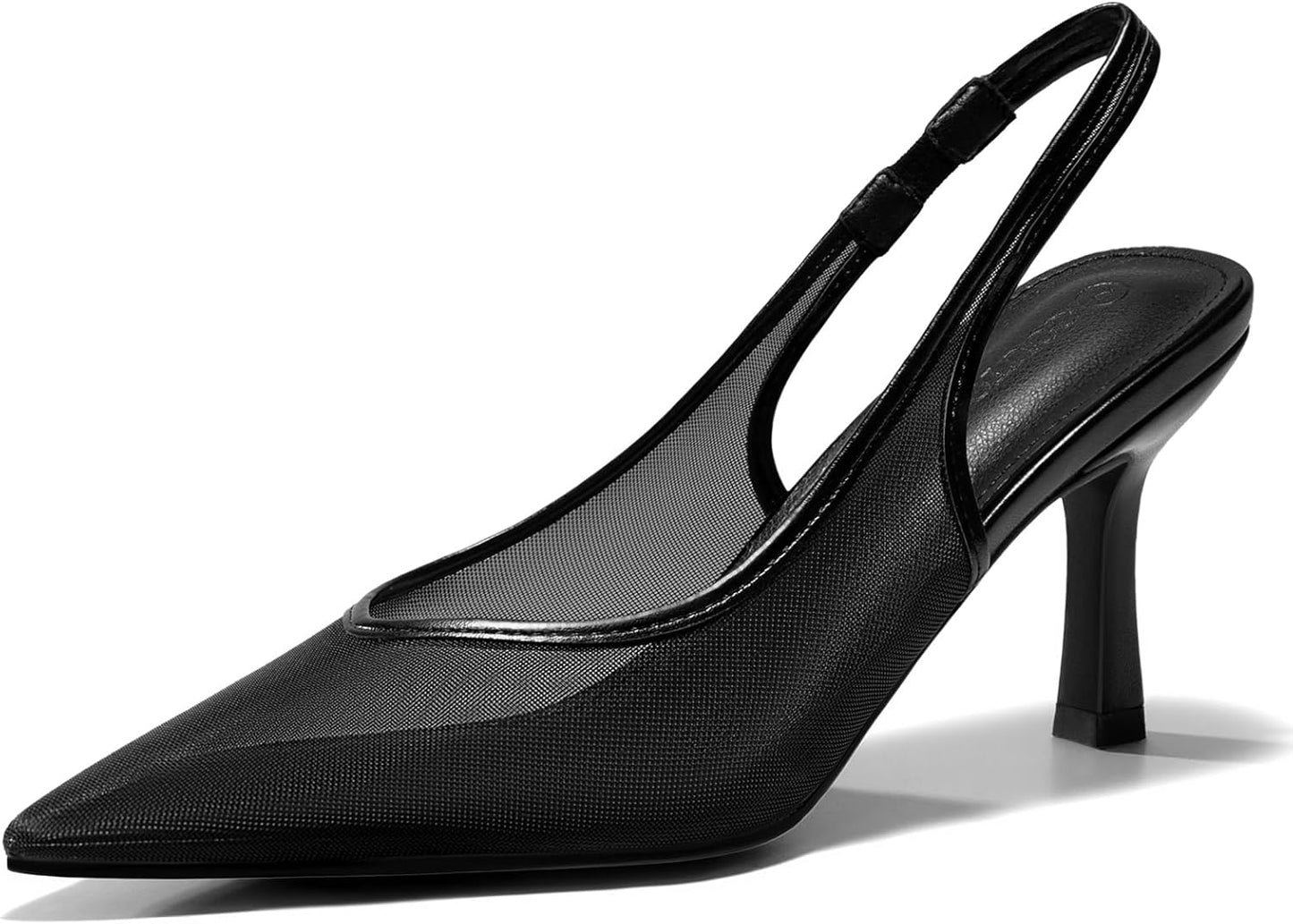 Elegant Slingback Kitten Heels