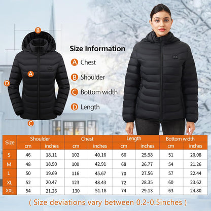 USB Heated Winter Jacket