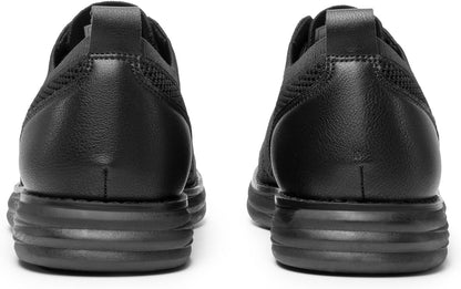 Bruno Marc Men's KnitFlex Breeze Mesh Sneakers Oxfords Lace-Up Lightweight Casual Walking Shoes
