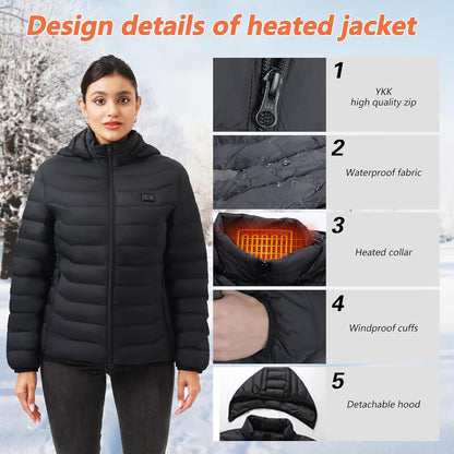 USB Heated Winter Jacket