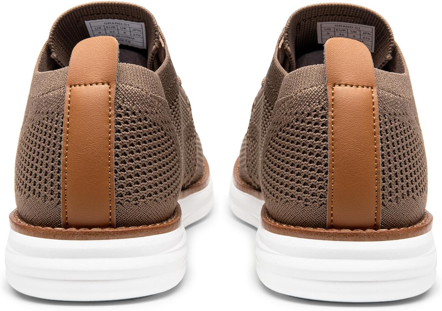 Bruno Marc Men's KnitFlex Breeze Mesh Sneakers Oxfords Lace-Up Lightweight Casual Walking Shoes