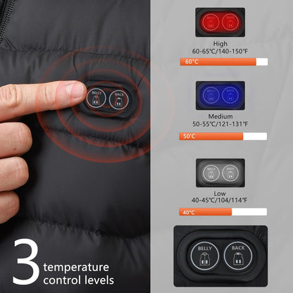 USB Heated Winter Jacket