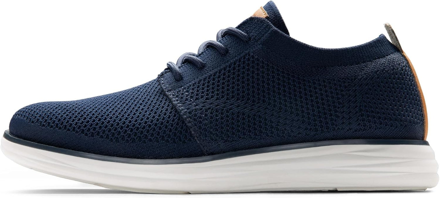 Bruno Marc Men's KnitFlex Breeze Mesh Sneakers Oxfords Lace-Up Lightweight Casual Walking Shoes