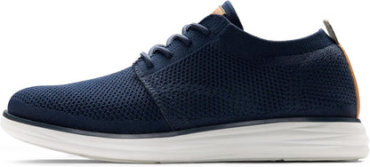 Bruno Marc Men's KnitFlex Breeze Mesh Sneakers Oxfords Lace-Up Lightweight Casual Walking Shoes