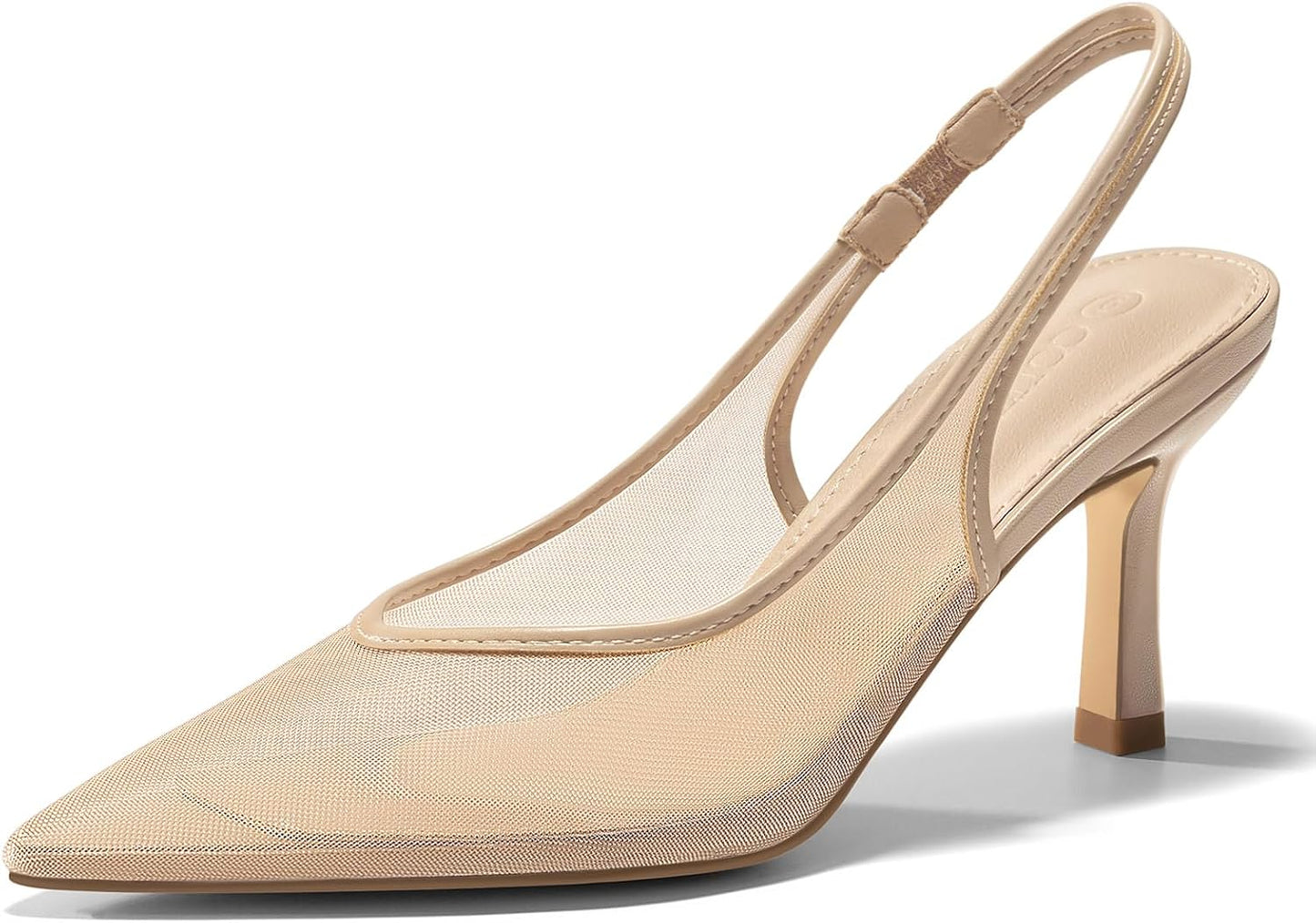 Elegant Slingback Kitten Heels