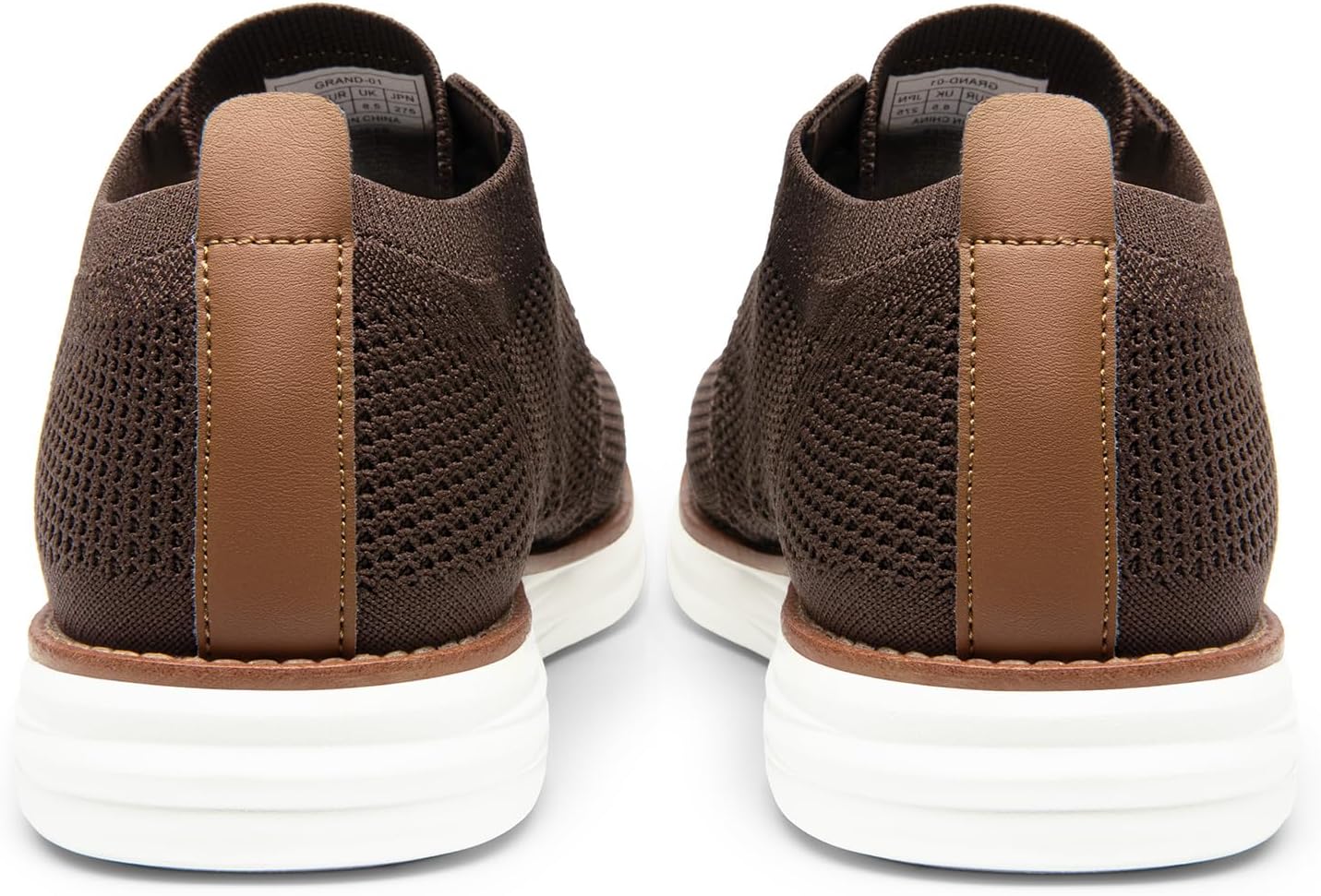 Bruno Marc Men's KnitFlex Breeze Mesh Sneakers Oxfords Lace-Up Lightweight Casual Walking Shoes