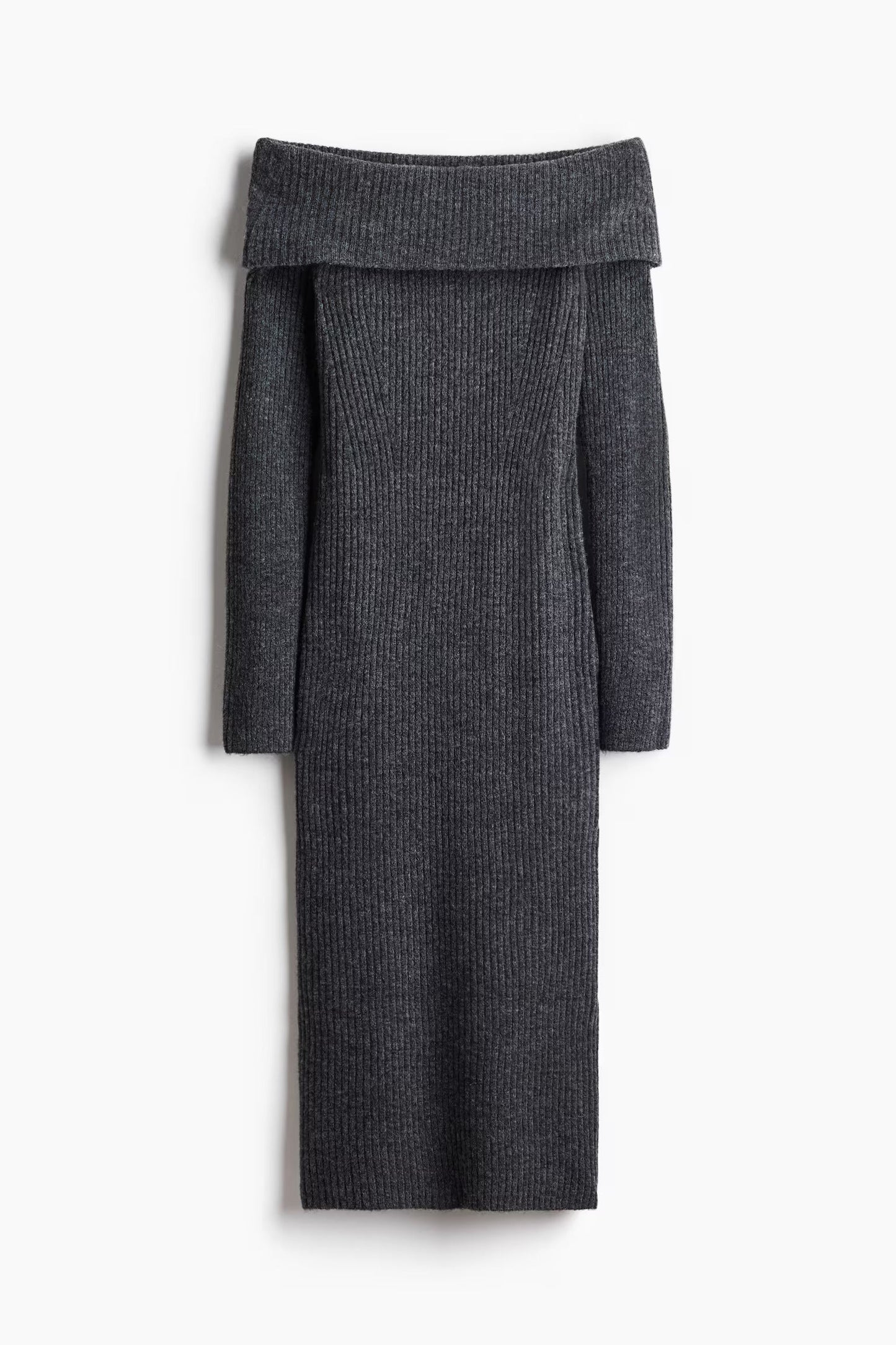 Off Shoulder Knit Dress