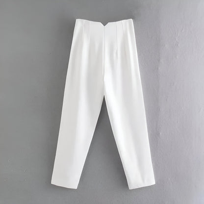 PANTALON À TAILLE HAUTE ARIA