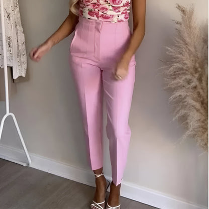 PANTALON À TAILLE HAUTE ARIA