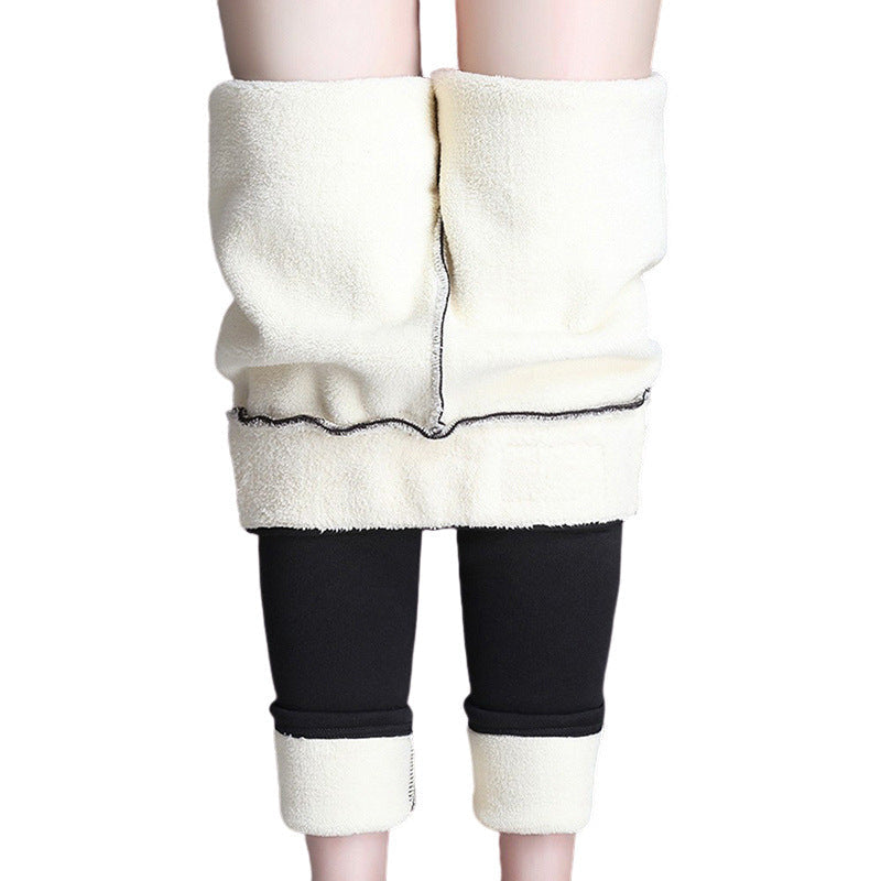 Umkehrbare Leggings - Hohe Taille Stretch-Leggings mit beidseitigem Design