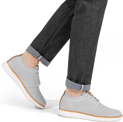 Bruno Marc Men's KnitFlex Breeze Mesh Sneakers Oxfords Lace-Up Lightweight Casual Walking Shoes