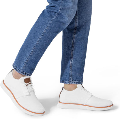 Bruno Marc Men's KnitFlex Breeze Mesh Sneakers Oxfords Lace-Up Lightweight Casual Walking Shoes
