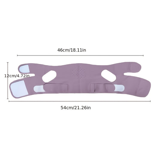 V-Face Facial Lifting, Double Chin Sleeping Mask Full Face Tightening Anti-Sagging, V-Face Mask Facial Contour Lifting Sleeping Band Double Chin Wrinkle Band Unisex