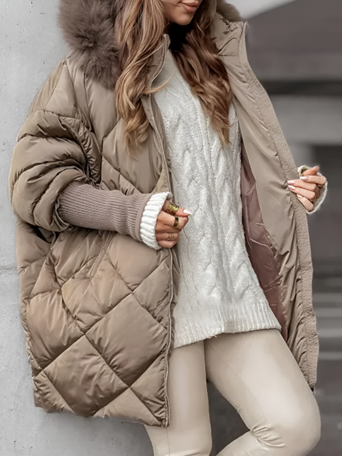 SAVANNAH | VESTE D'HIVER AVEC CAPUCHE ET FERMETURE ÉCLAIR