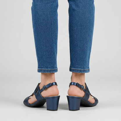 Gea - Sandalo comodo donna con tacco