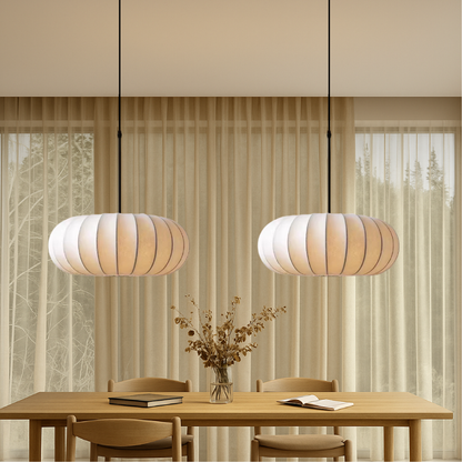 Verona Silk Pendant Light Fixture - Elegant, Soft-Glow Illumination