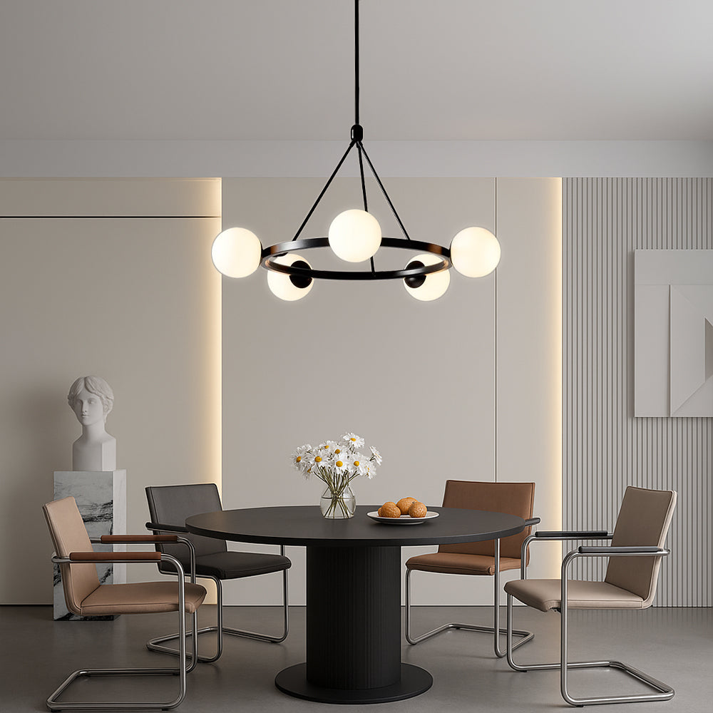 Uskas Nordic 5-Head Chandelier - Modern Elegant Lighting for Your Home