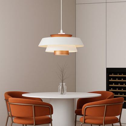 Lustre rétro en forme de pot pour une ambiance chaleureuse