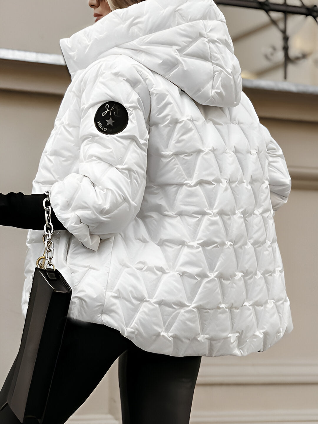 STELLA | VESTE PATCHWORK EN DIAMANT