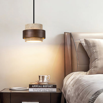 Ascend Retro Stone Wabi-Sabi Pendant — Timeless Natural Beauty in Imperfection