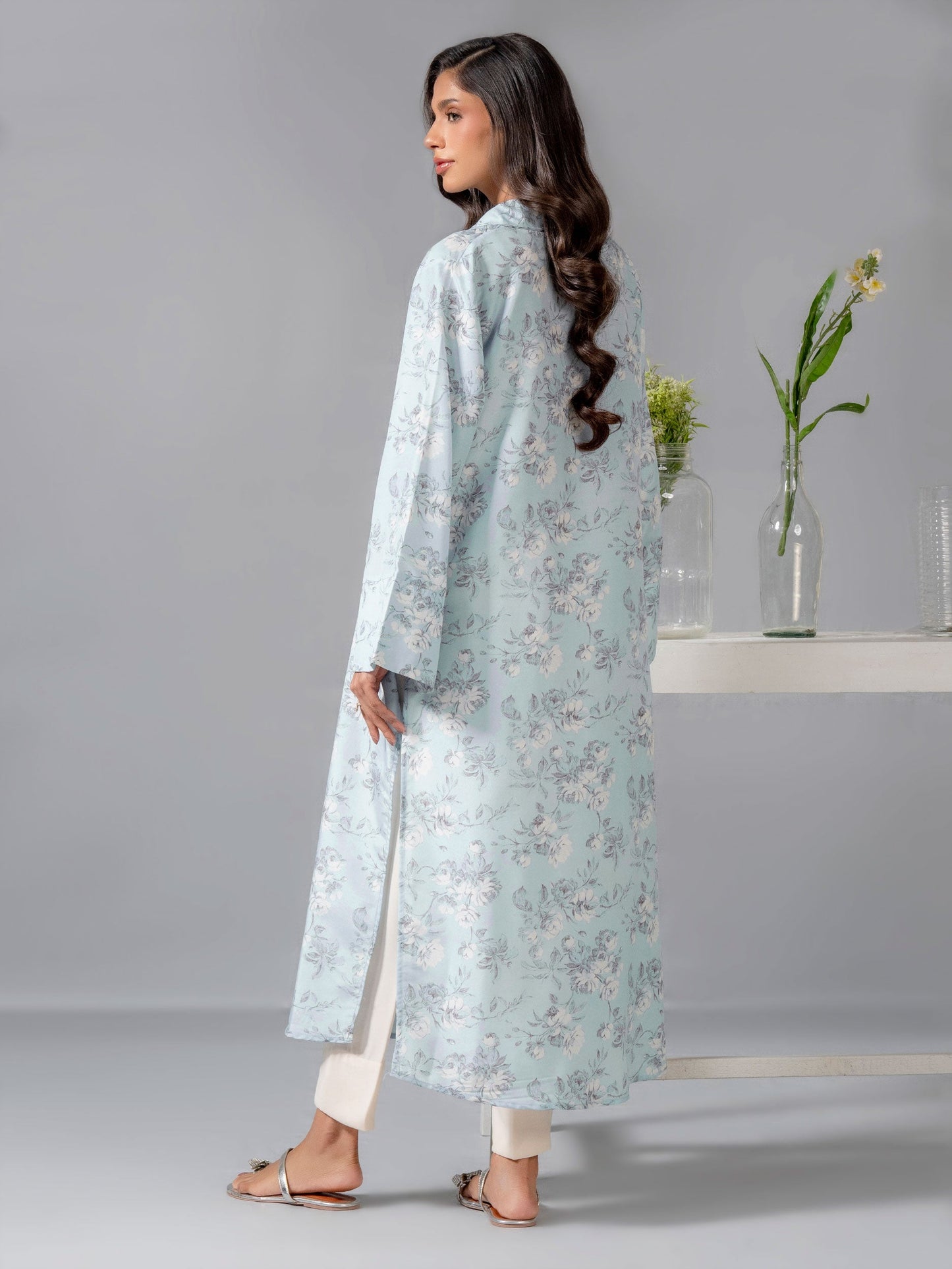 Lawn Shirt-Printed (Pret)