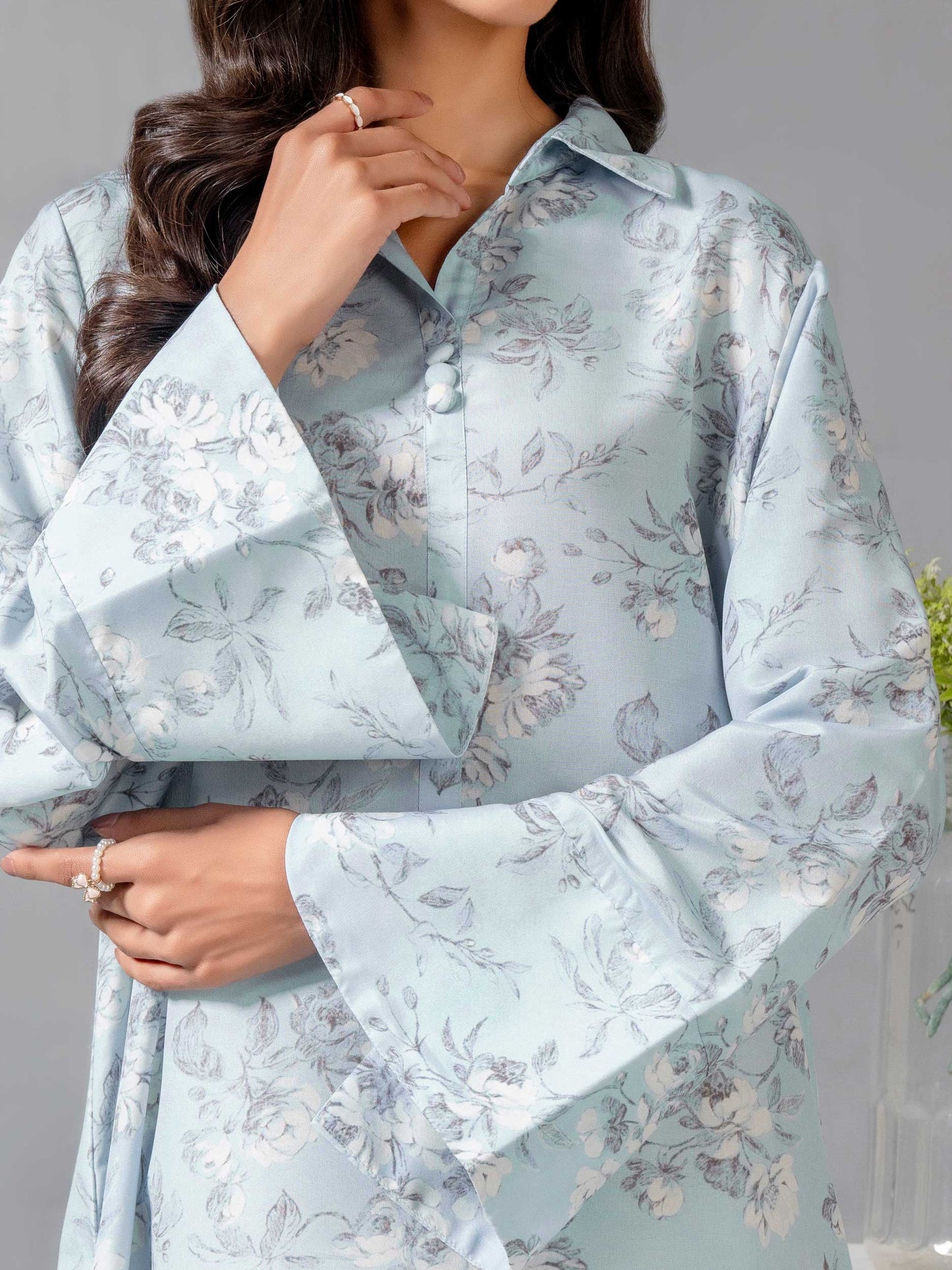 Lawn Shirt-Printed (Pret)