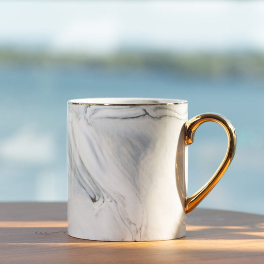 Luxury Gilded Marble Mug