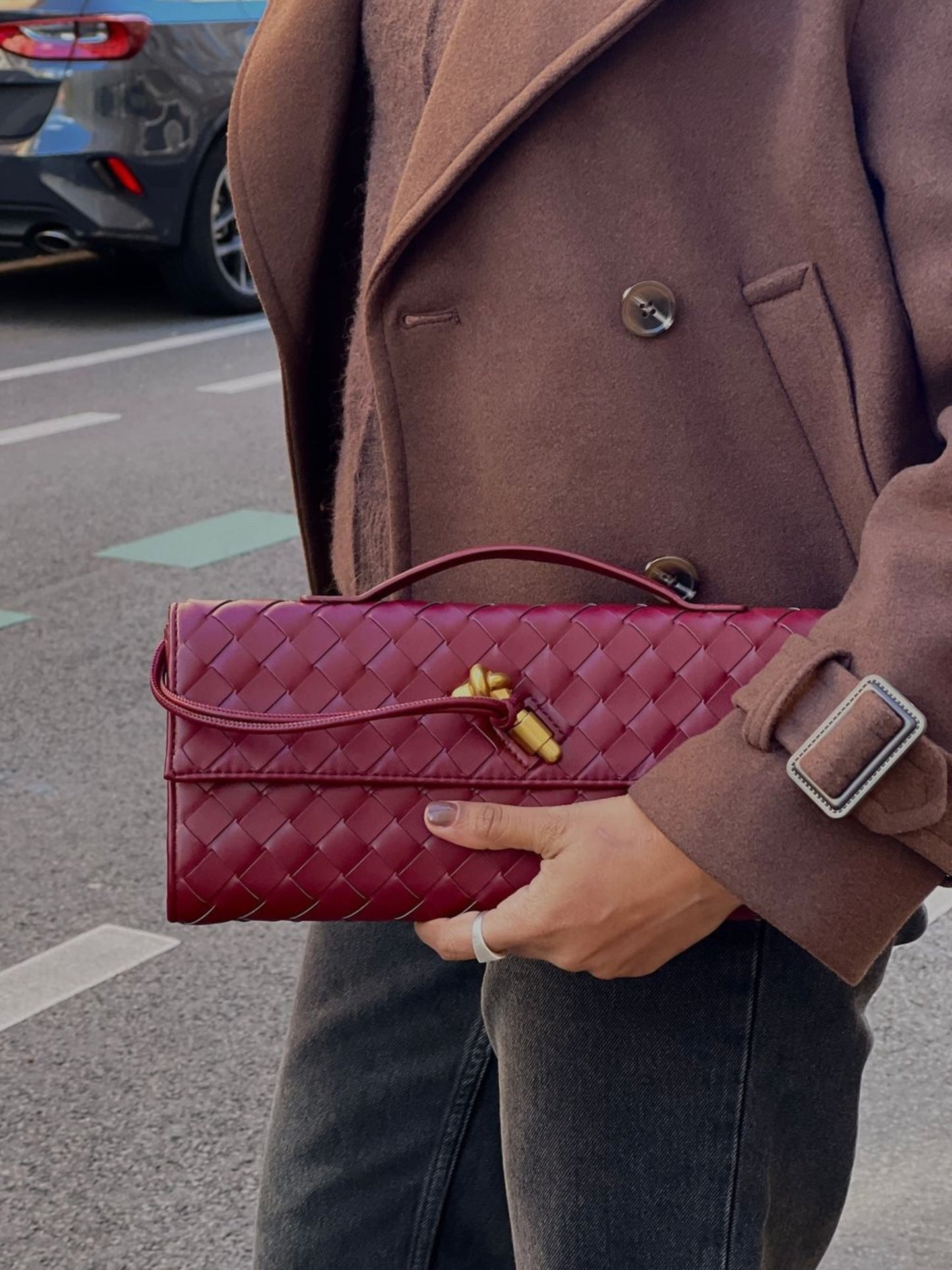 Elara - Geweven Clutch Tas
