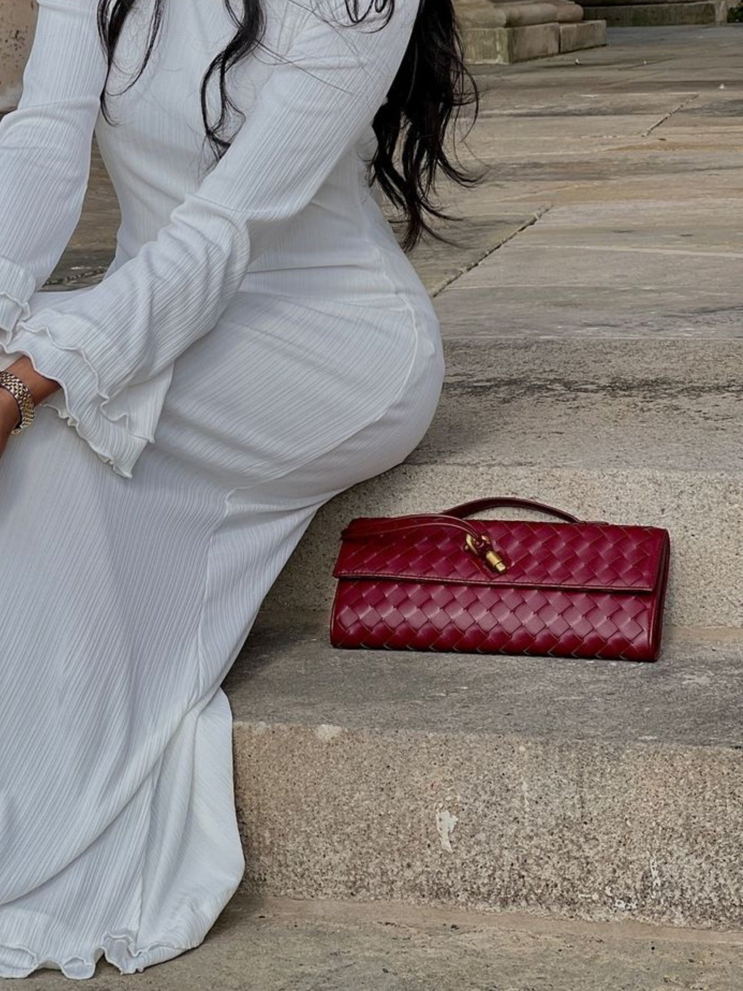 Elara - Geweven Clutch Tas