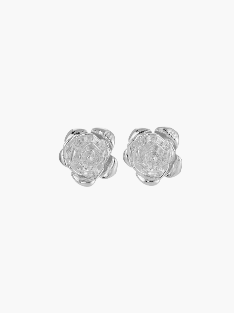 Vyanna - 14K Gouden & Zilveren Rozenoorbellen