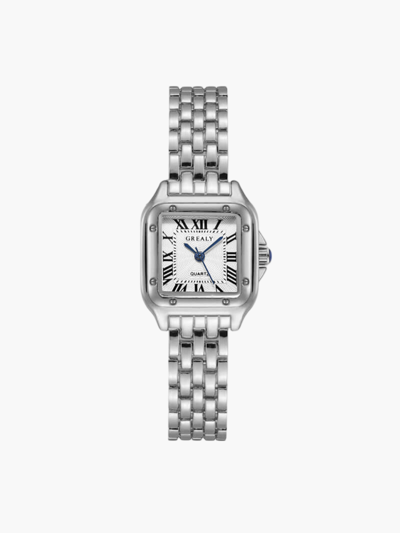 Novessa - Premium Vierkante Quartz Horloge