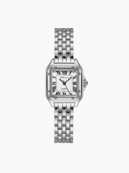 Novessa - Premium Vierkante Quartz Horloge