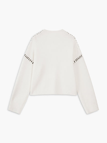 Oversized Mock Neck Sweater