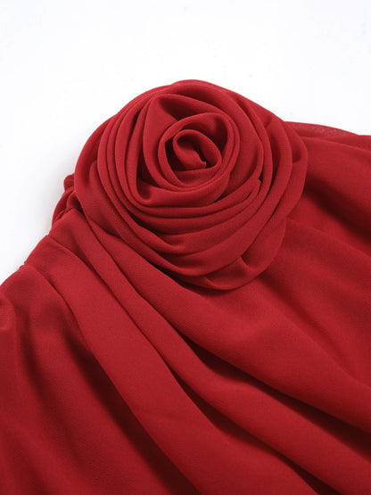 Chiffon One Shoulder Top