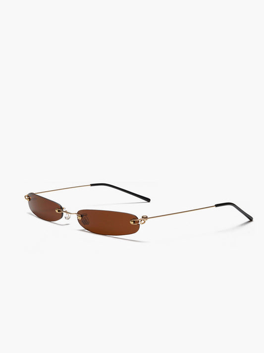 Ellyra - Retro Rimless Zonnebril