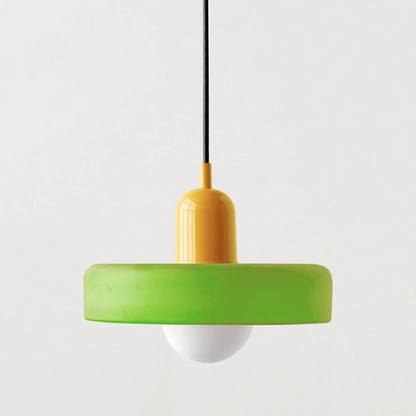 Bauhaus Bunte Glas Pendelleuchte – Modernes Design für stilvolle Beleuchtung