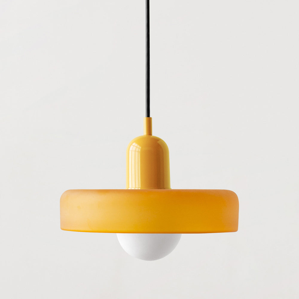 Bauhaus Bunte Glas Pendelleuchte – Modernes Design für stilvolle Beleuchtung