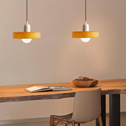 Bauhaus Bunte Glas Pendelleuchte – Modernes Design für stilvolle Beleuchtung