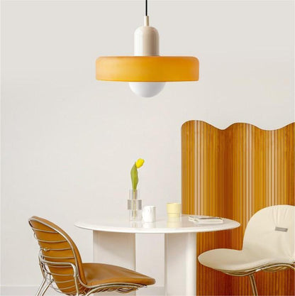 Bauhaus Bunte Glas Pendelleuchte – Modernes Design für stilvolle Beleuchtung