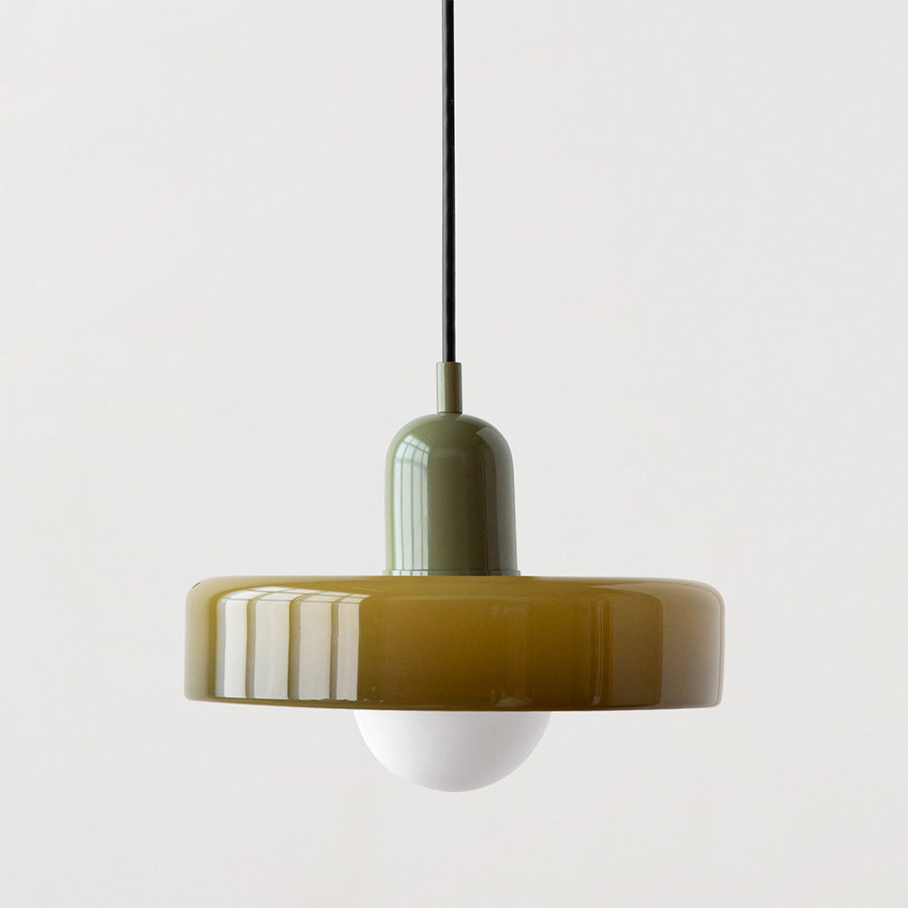 Bauhaus Bunte Glas Pendelleuchte – Modernes Design für stilvolle Beleuchtung